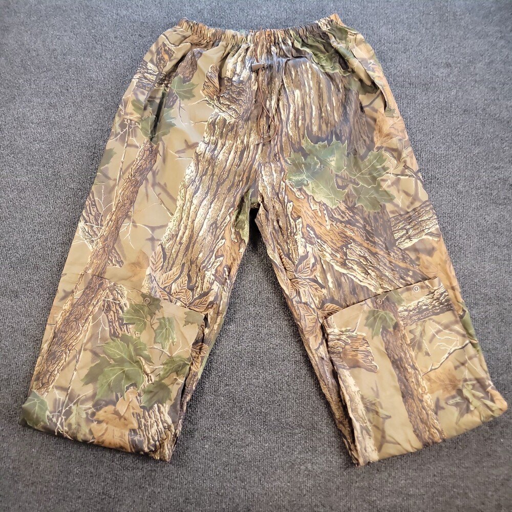 Stearns Dry Wear Mens Advantage Camo Hunting Nylon Pants Model 8505 L Realtree